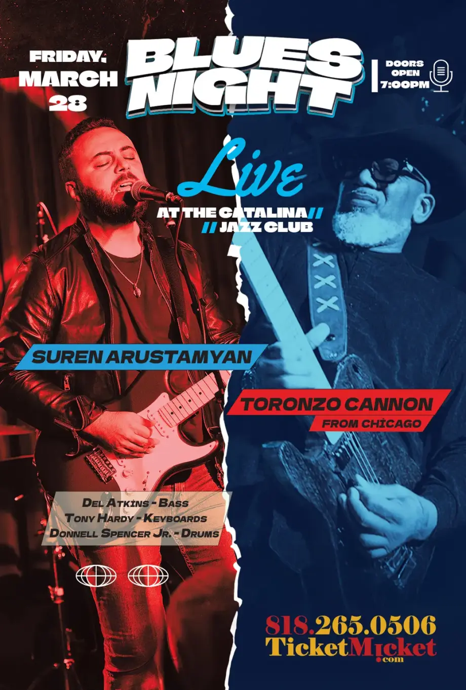 Blues Night | Suren Arustamyan & Toronzo Cannon
