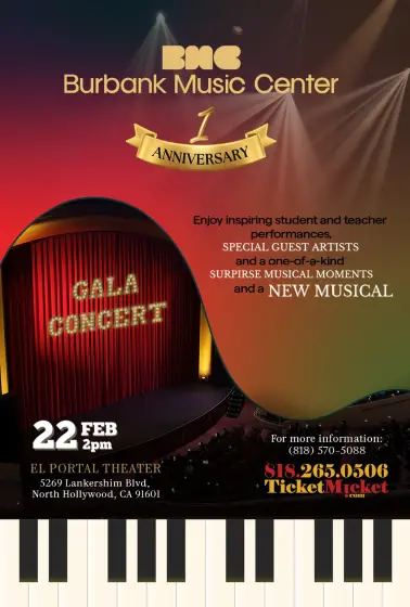 Burbank Music Center | Gala Concert