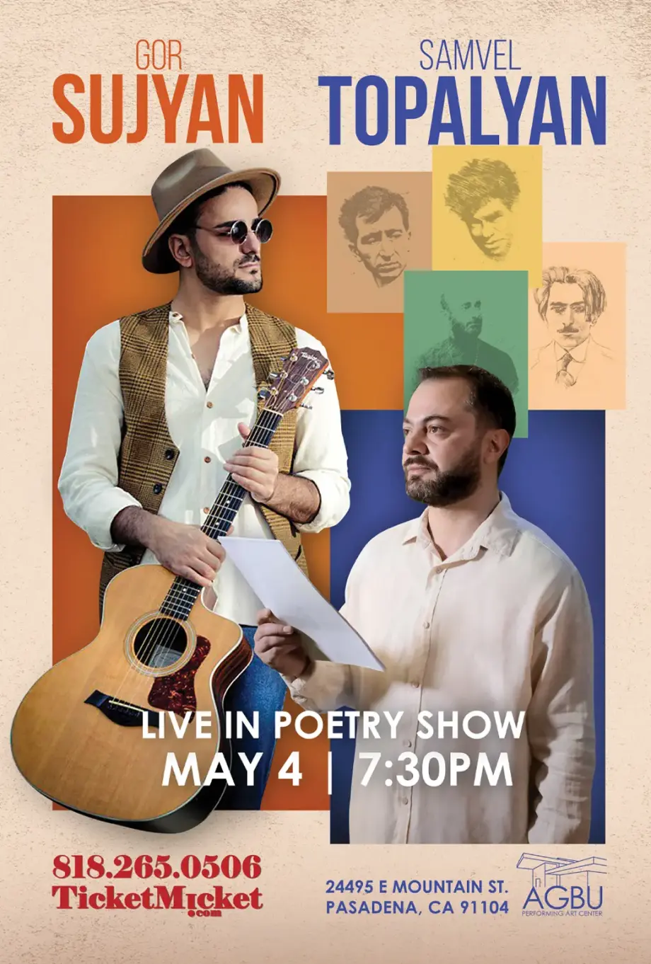 Gor Sujyan & Samvel Topalyan | Live in Poetry Show